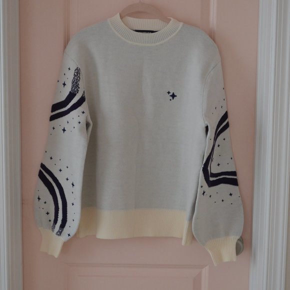 NWT! Carmico Stargazer Sweater in SuperNova Cream - Picture 3 of 10